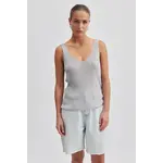 Second Female Ellia knit top Silver