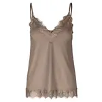 Rosemunde Strap top Dark sand