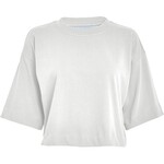 Minus Gamma cropped t-shirt Cloud dancer