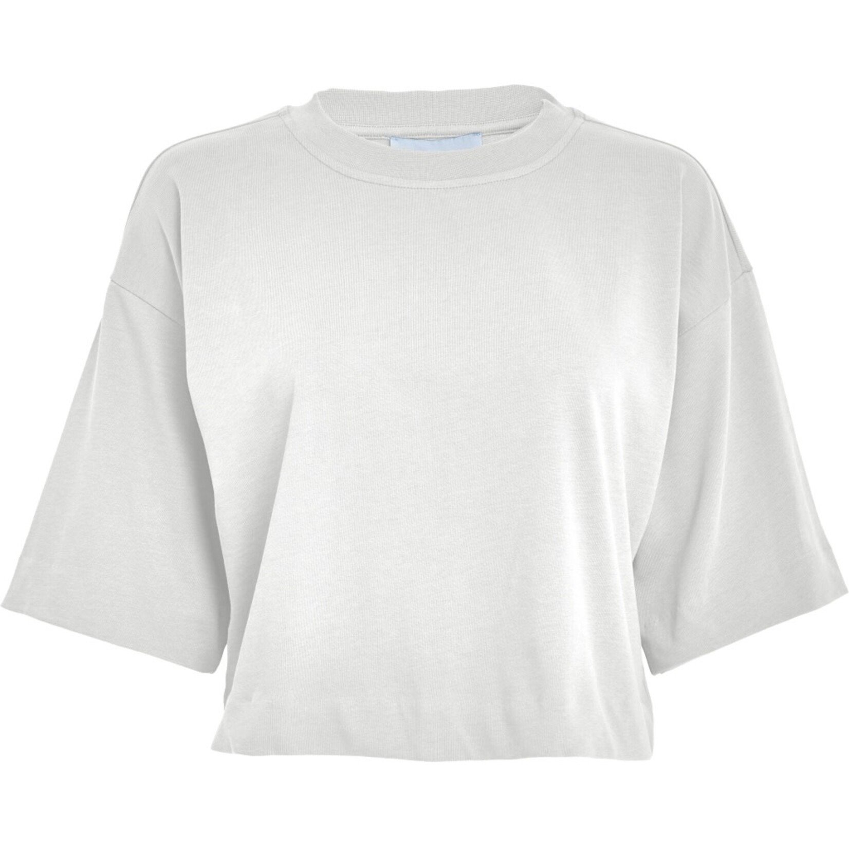 Minus Gamma cropped t-shirt Cloud dancer