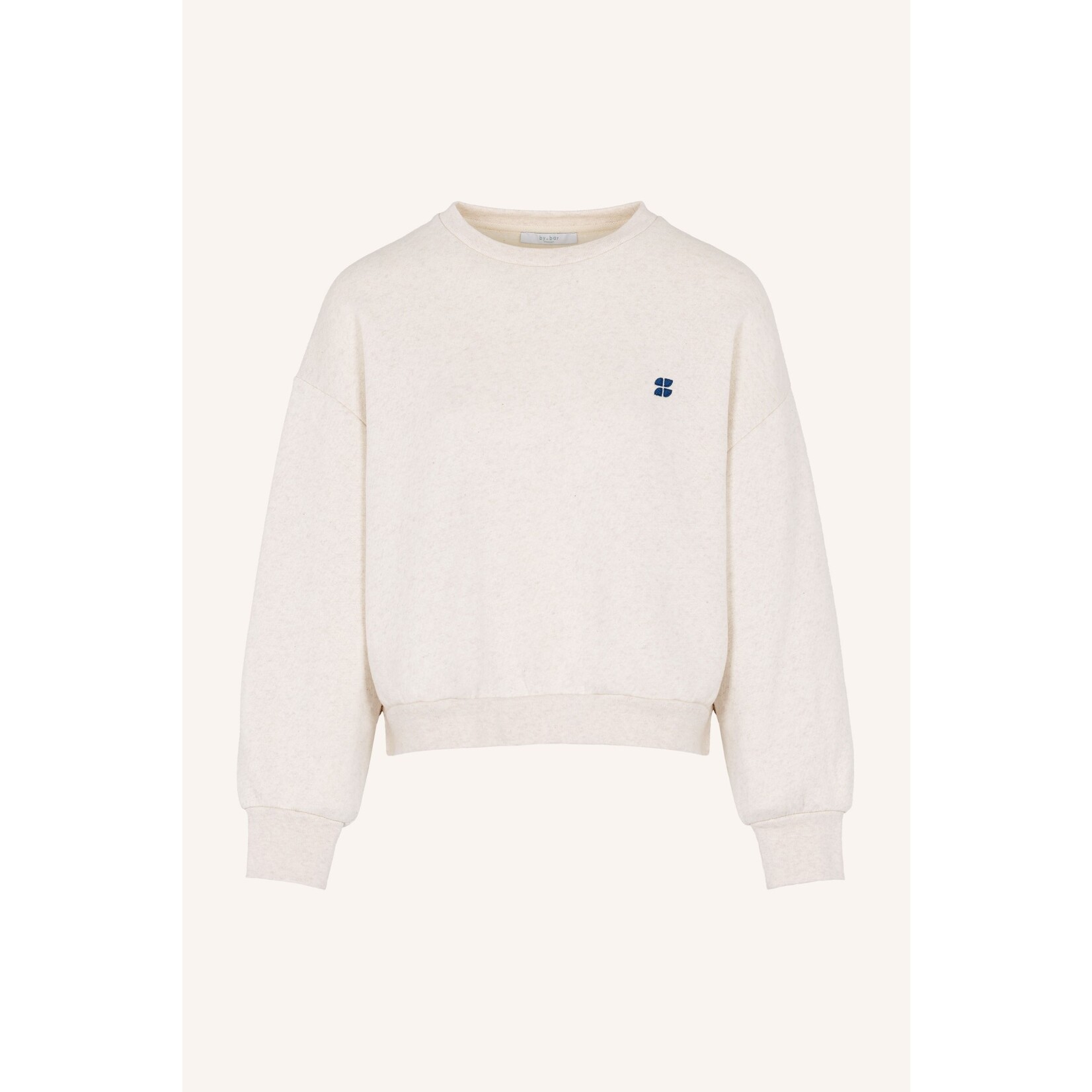 By-Bar Bibi small logo sweater Oyster melee