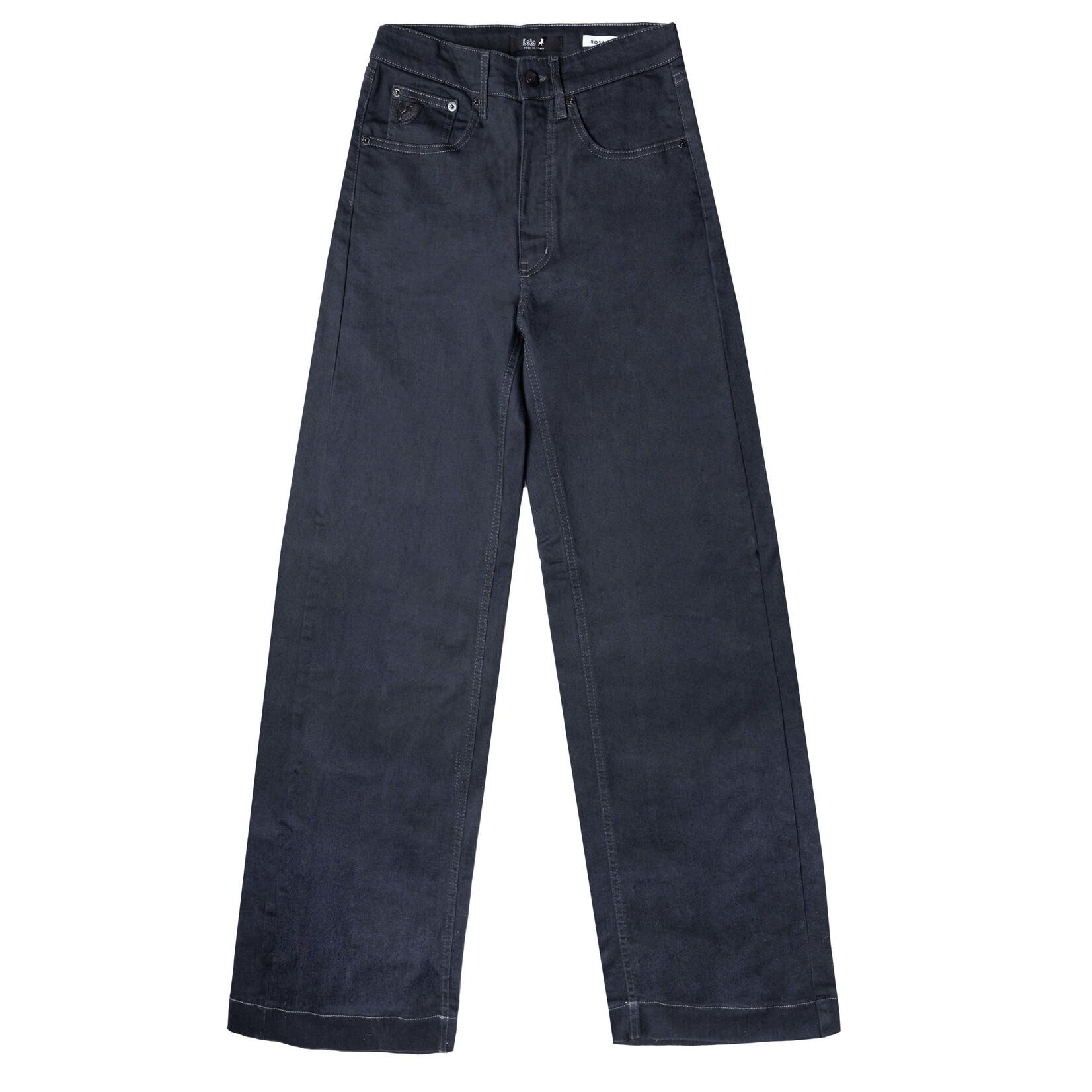 Lois Rosa rinse Antracite denim