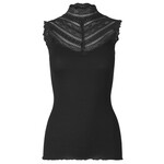 Rosemunde Silk top lace Black