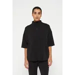 High neck tee scuba
