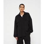 10Days Overshirt crepe Black