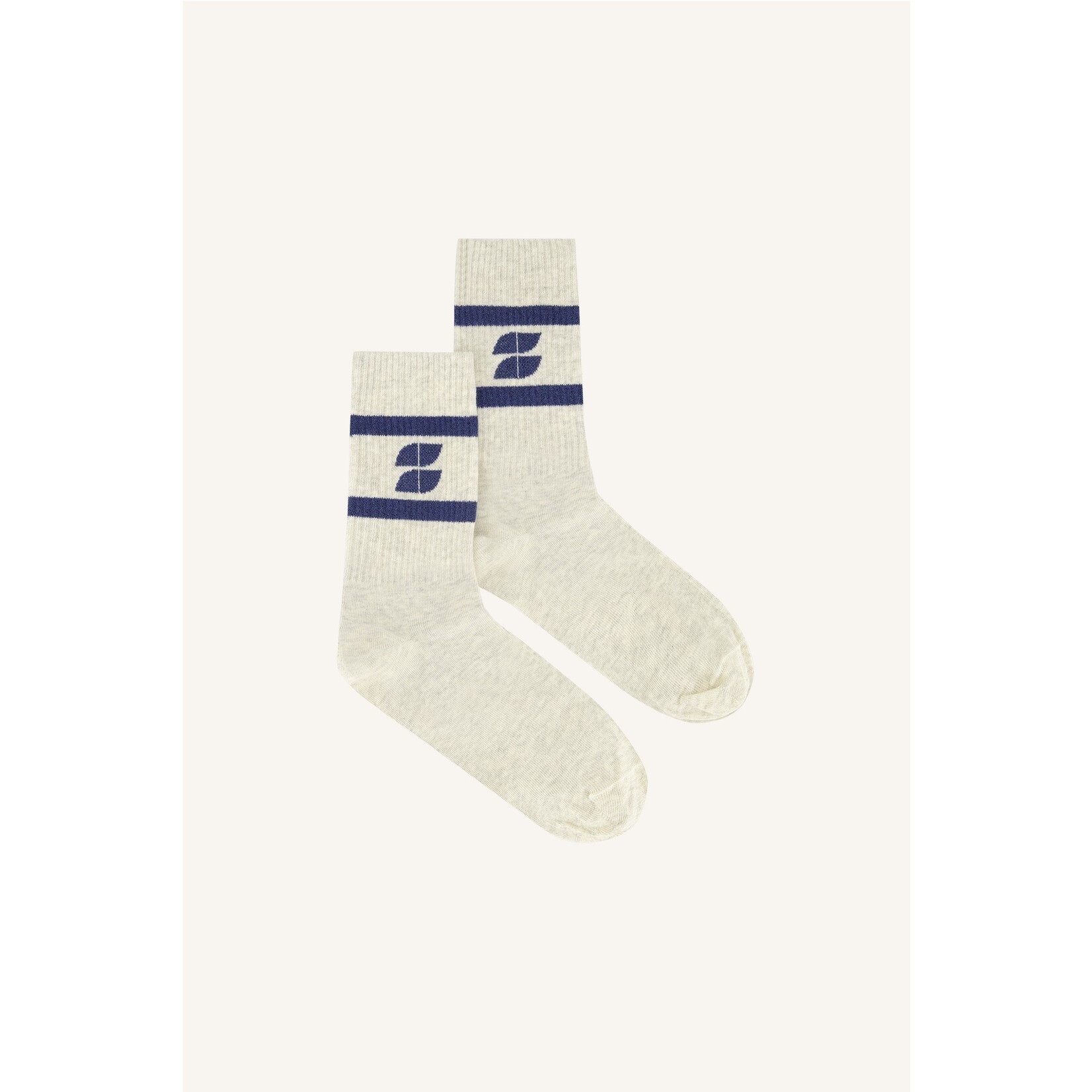 By-Bar Logo sparkle socks Navy