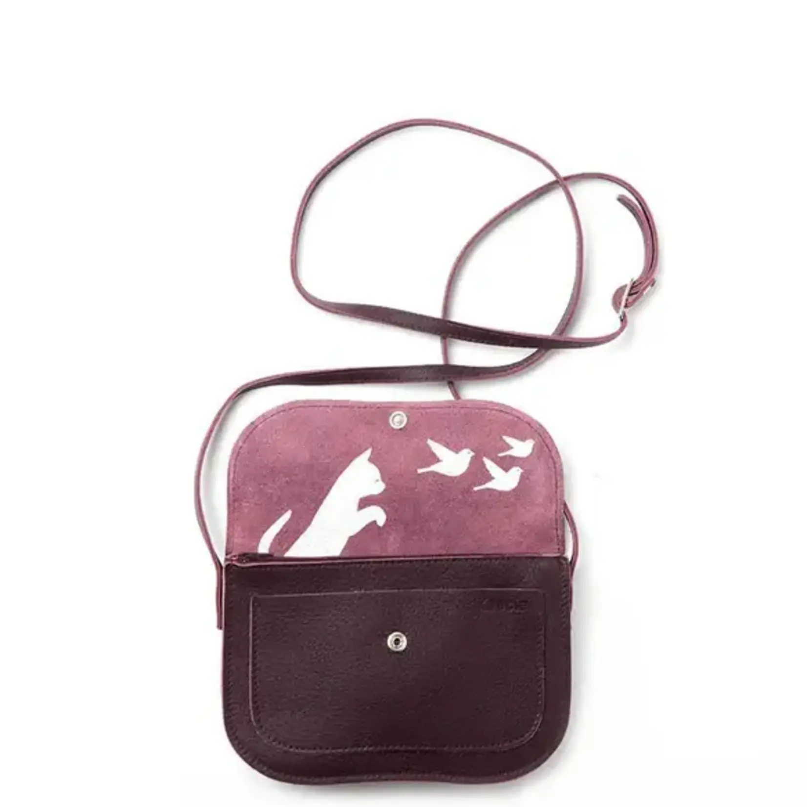 Keecie Bag Cat chase Aubergine