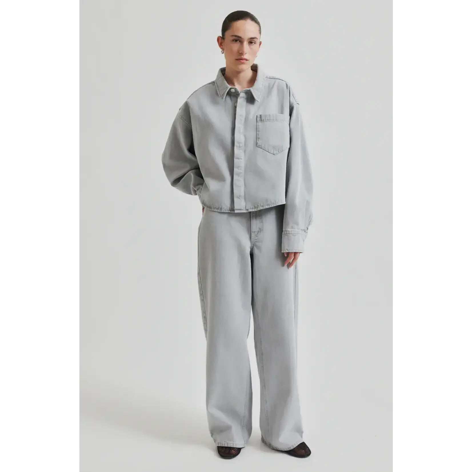 Second Female Denira denim jeans Light grey