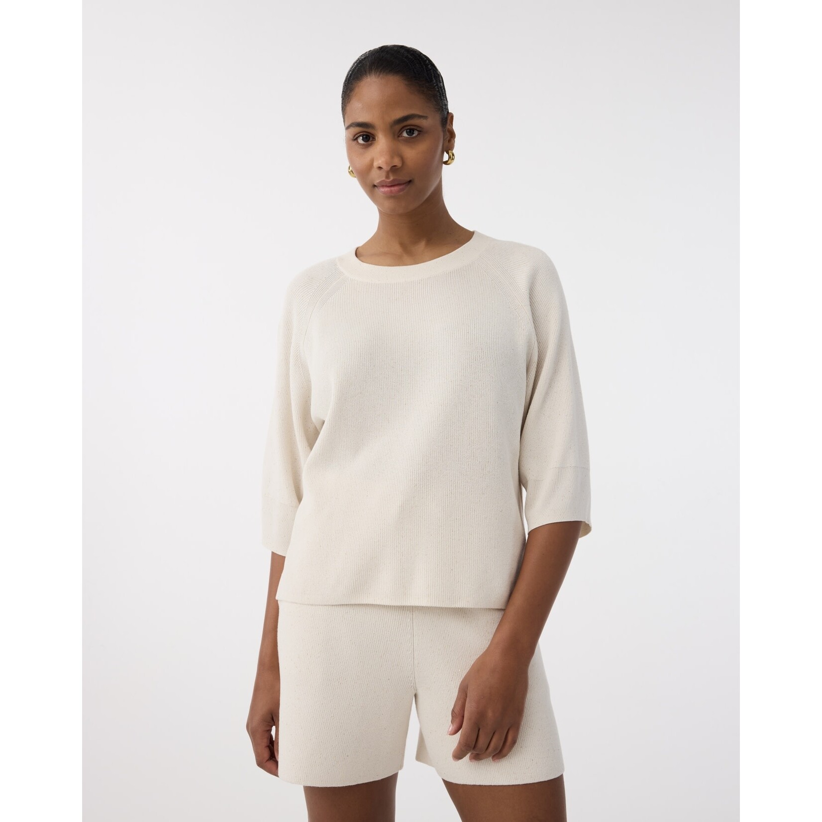 Knit-ted Halle pullover Creme