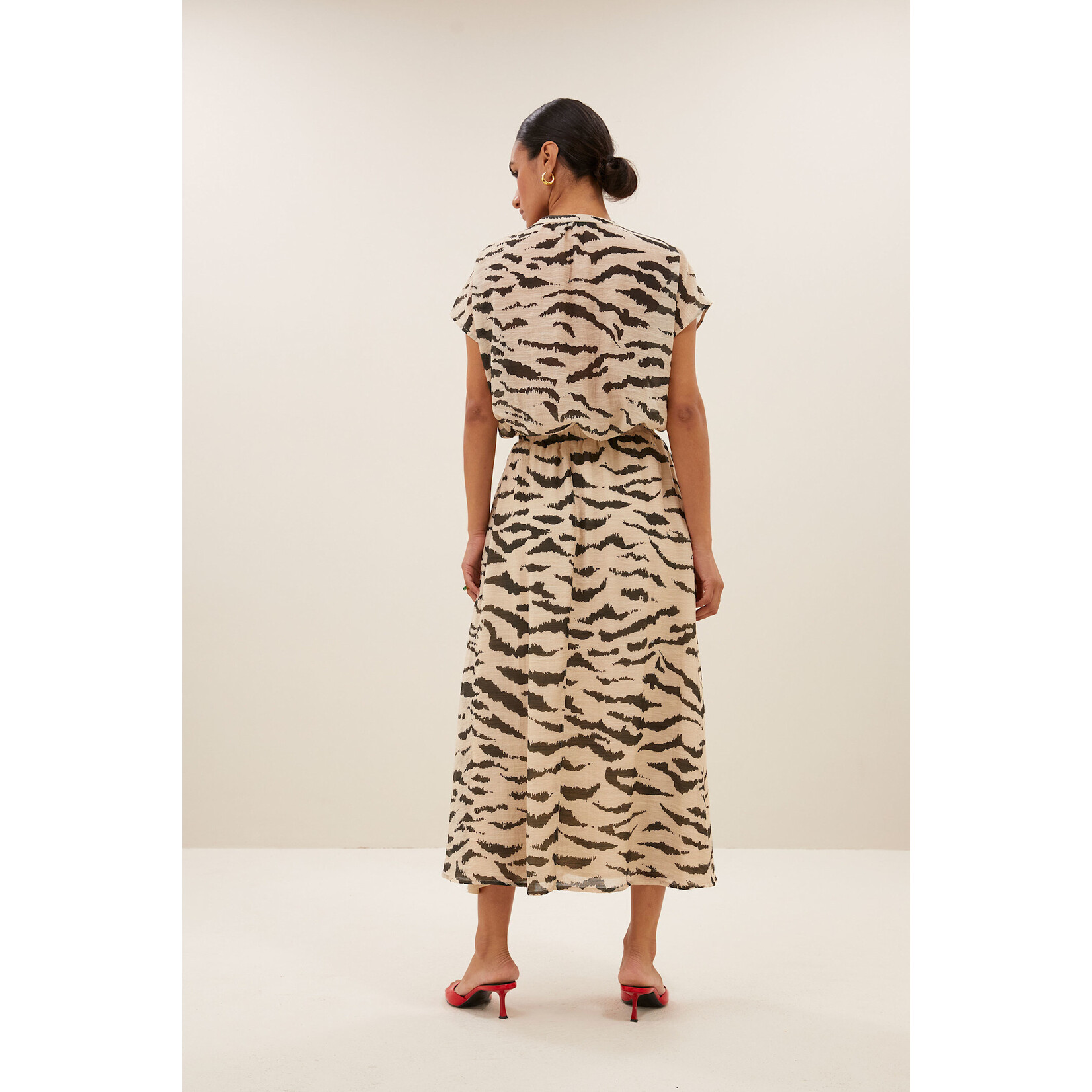 By-Bar Juta zebra skirt Sand zebra print