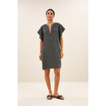 By-Bar Vina linen dress Charcoal