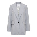 Co'couture Lisa linen single blazer Light blue