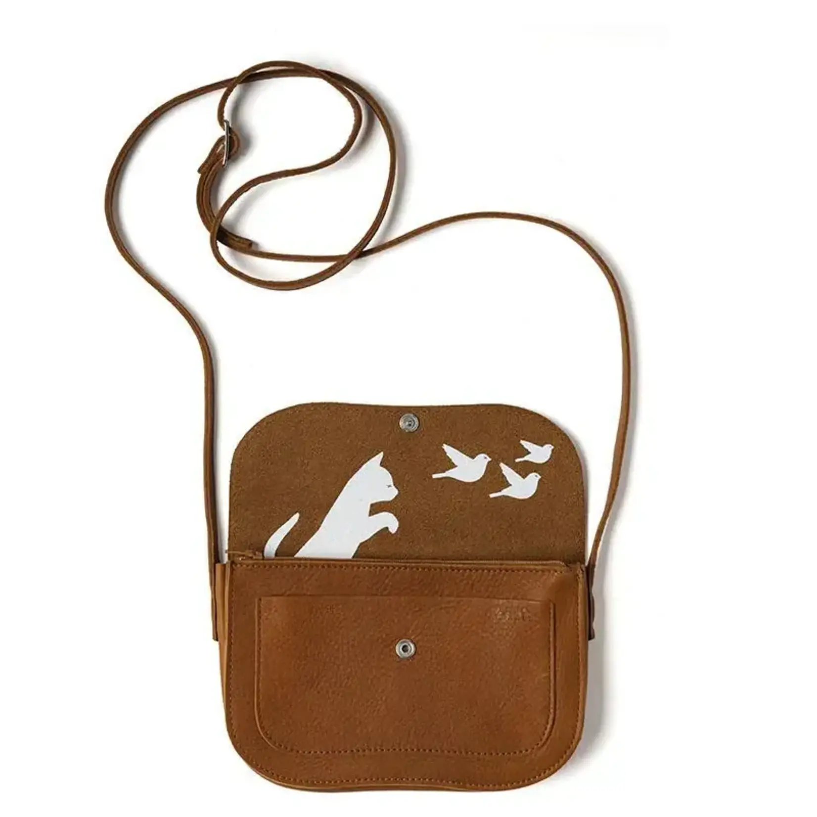 Keecie Bag Cat chase Cognac used look