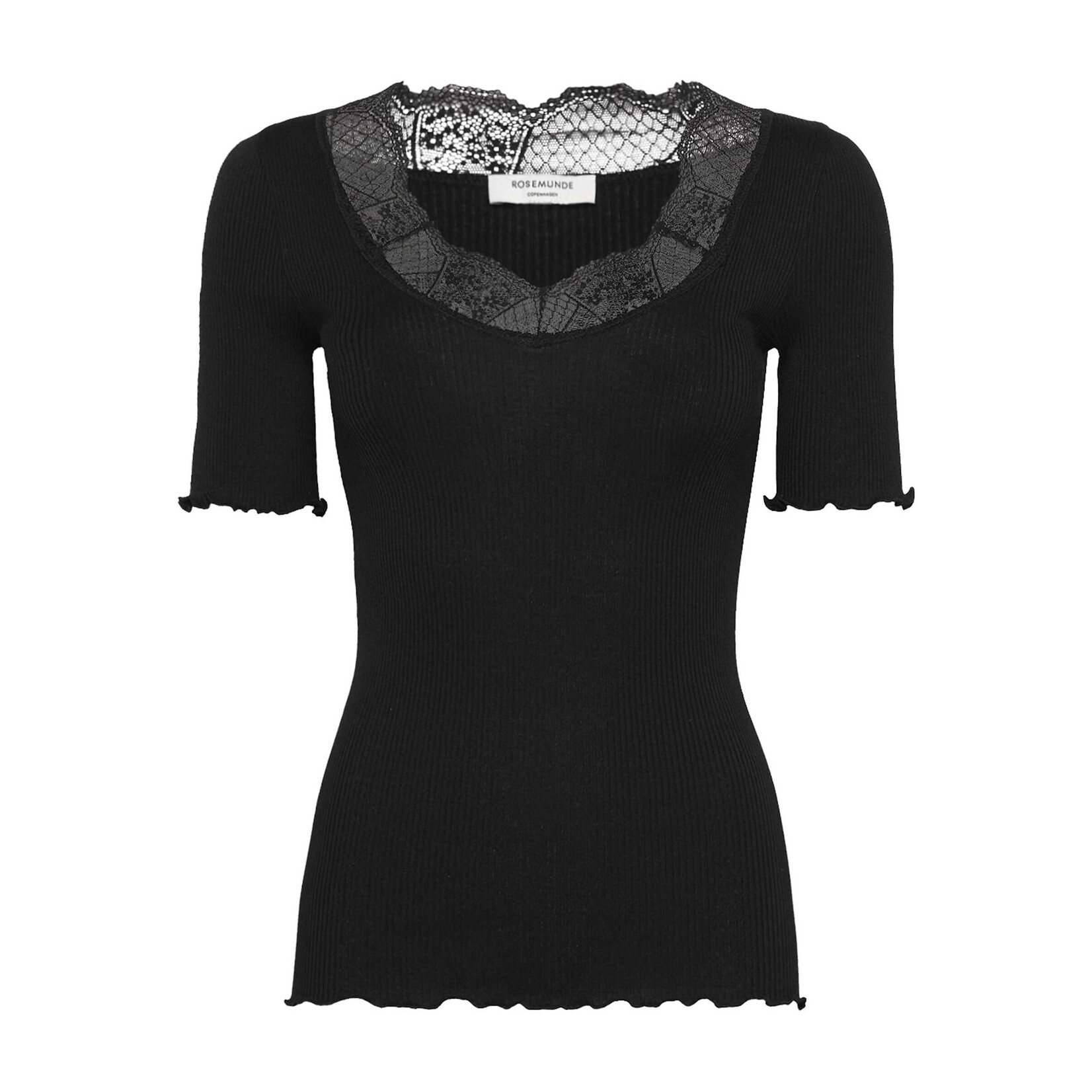 Rosemunde Beatha lace t-shirt Black