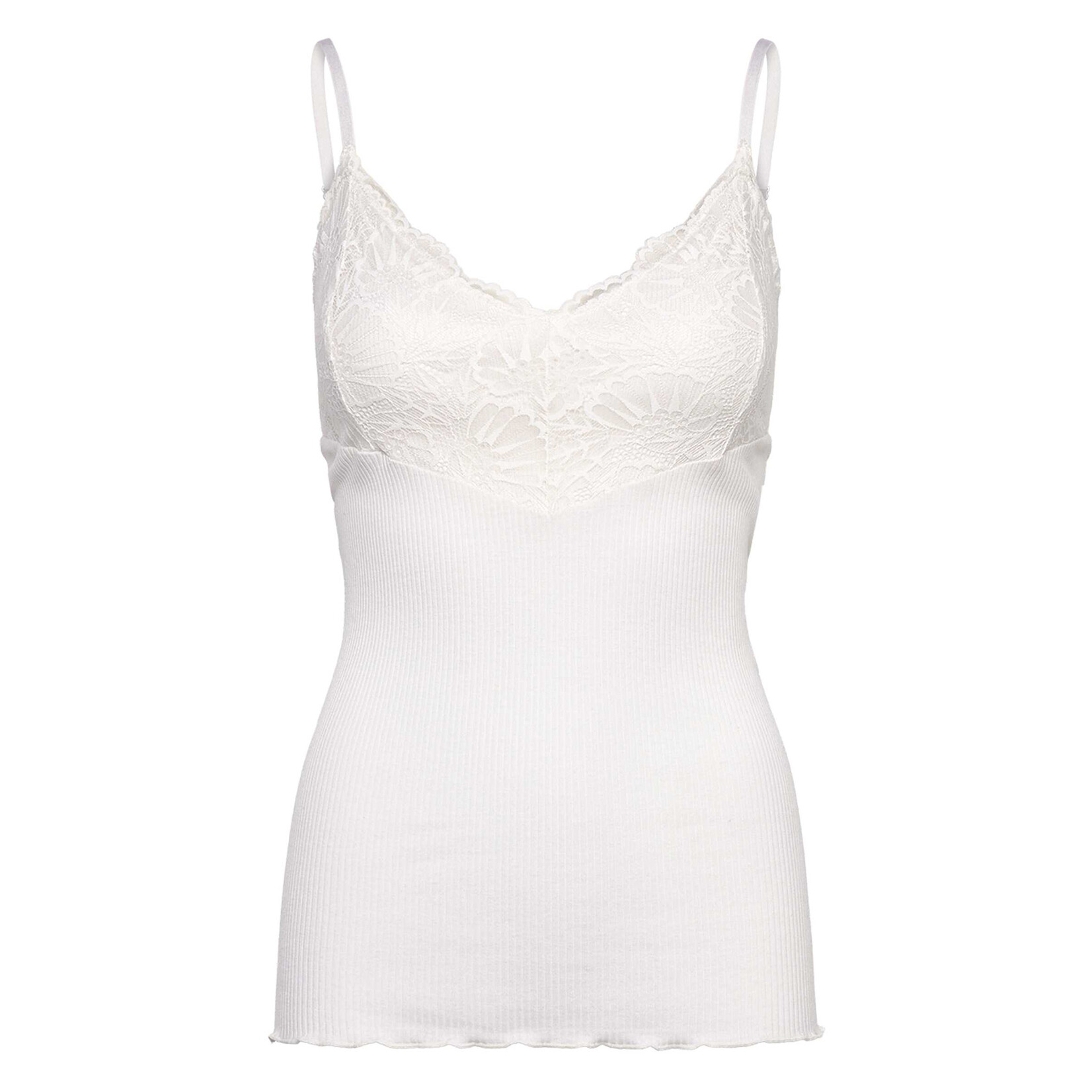 Rosemunde Beatha strap lace New white