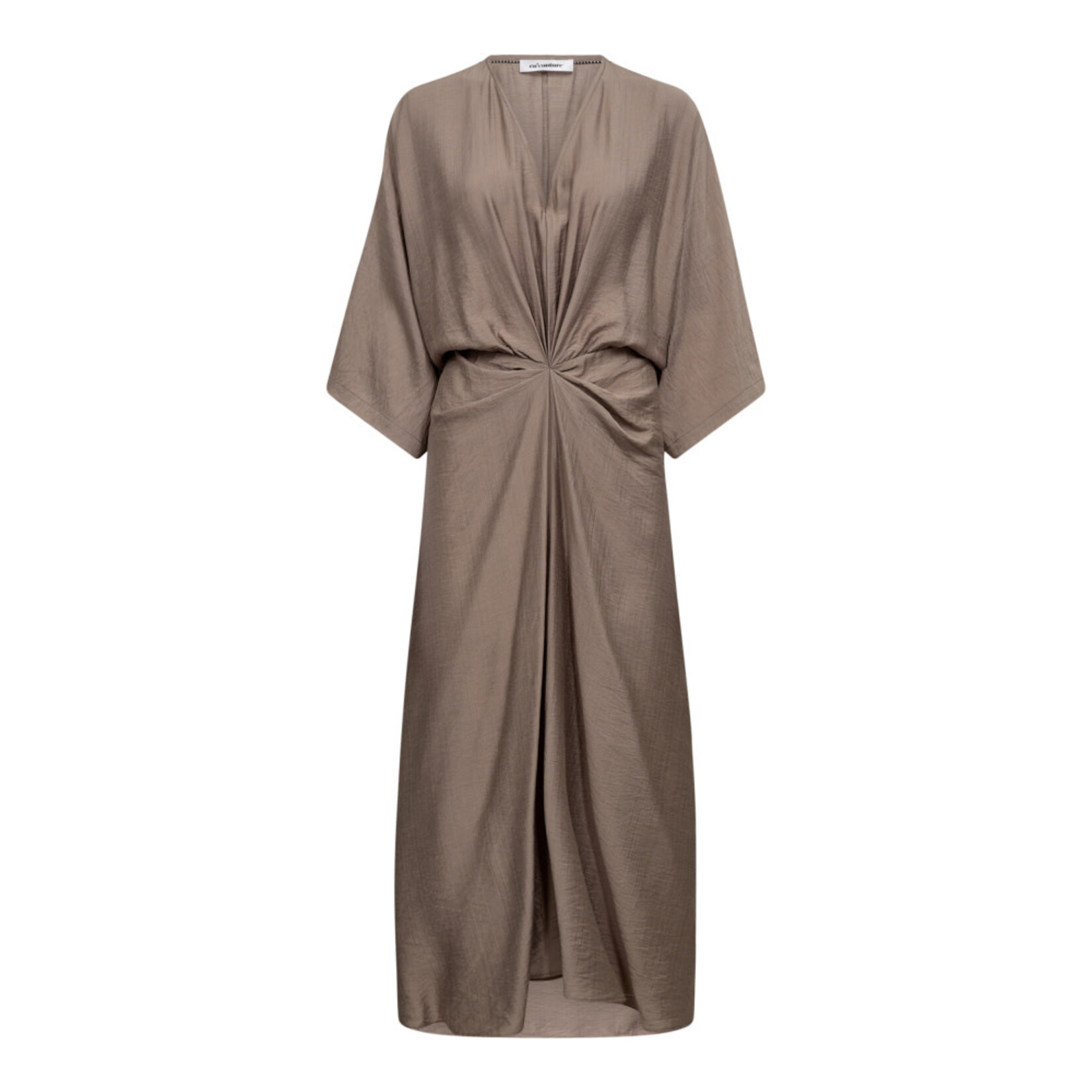Co'couture Hera knot dress Walnut
