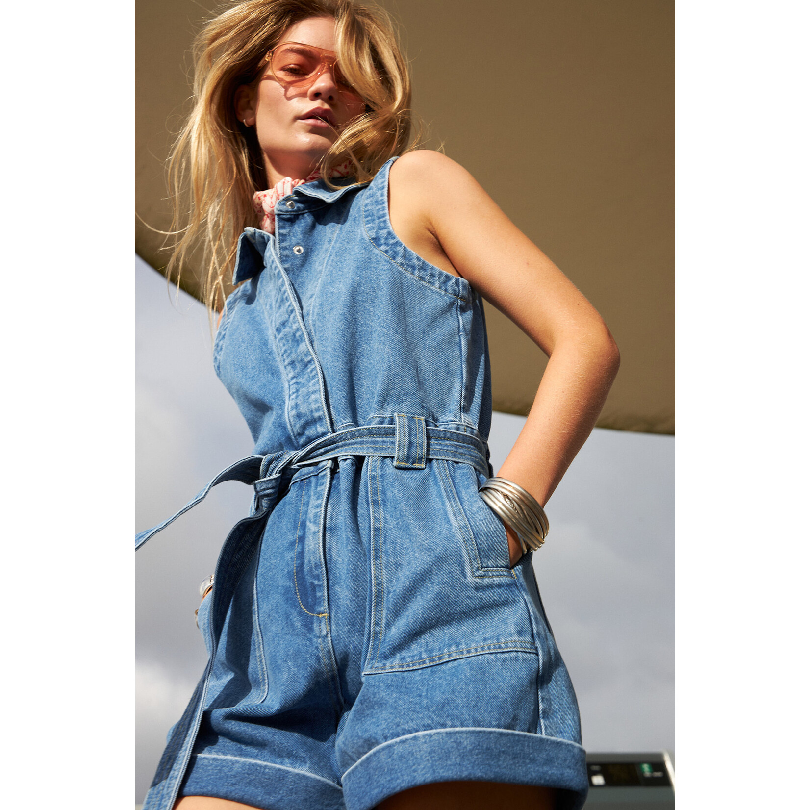 Lollys Laundry Cora jumpsuit Blue