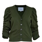 Minus Seana knit cardigan Rifle green
