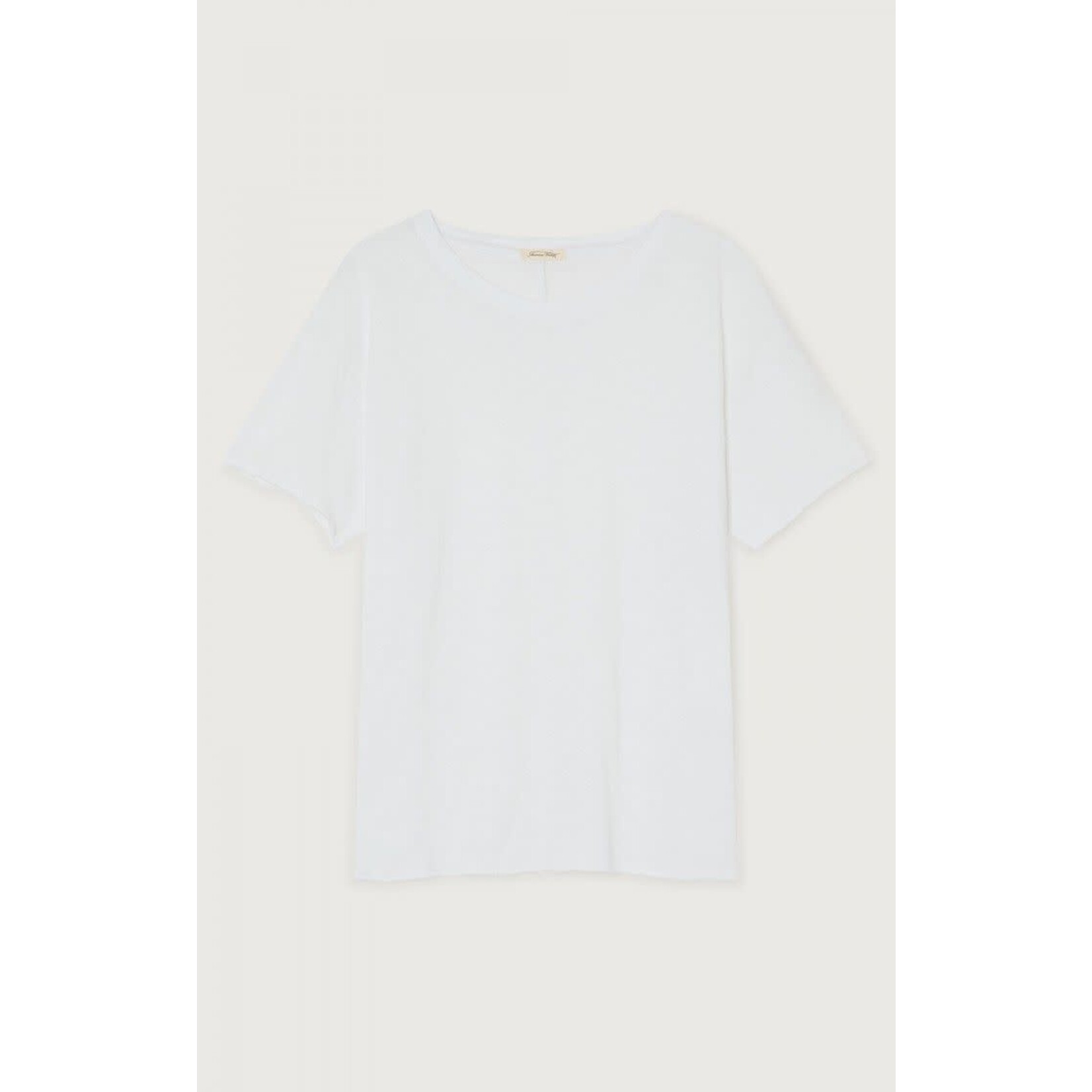 American Vintage T-shirt Femme sonoma rond White