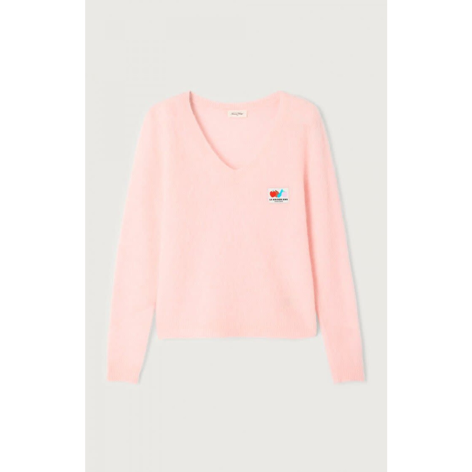 American Vintage Pull Nenybay Bouton de rose