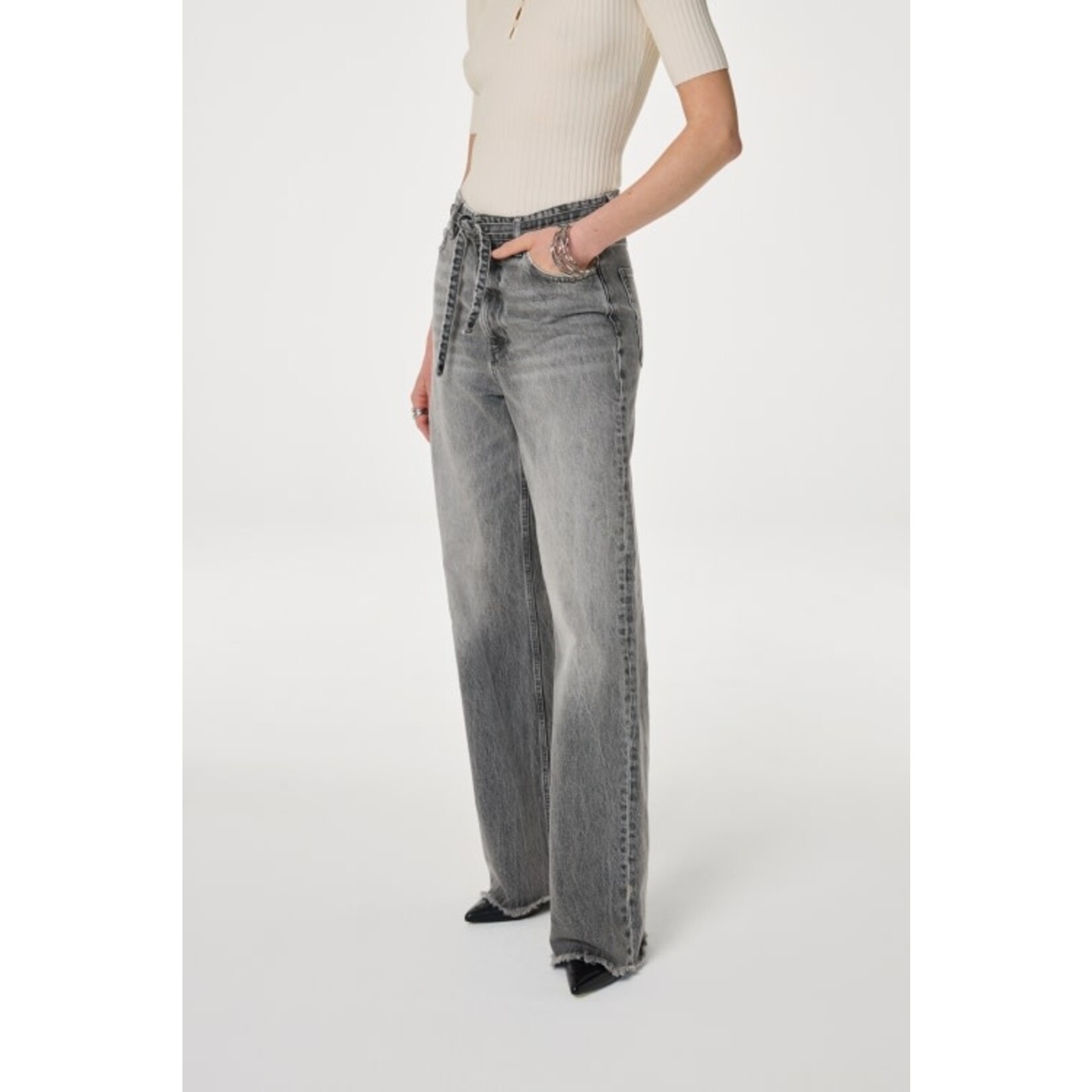 Fabienne Chapot Zoe boyfriend jeans Faded grey