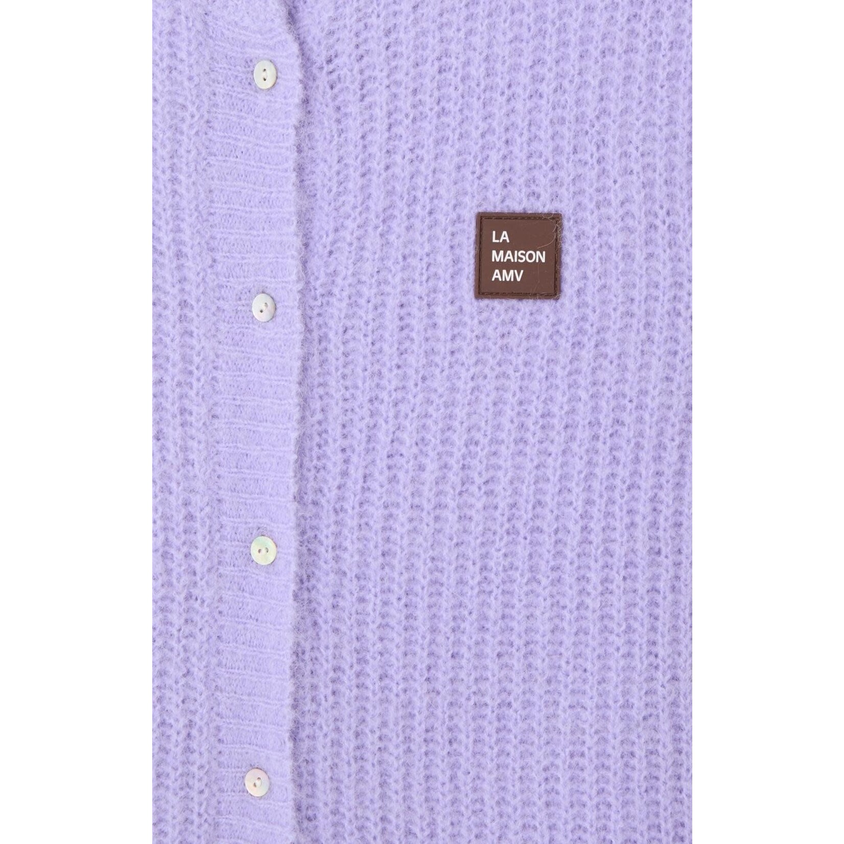 American Vintage East gilet Lavanda pastel chine