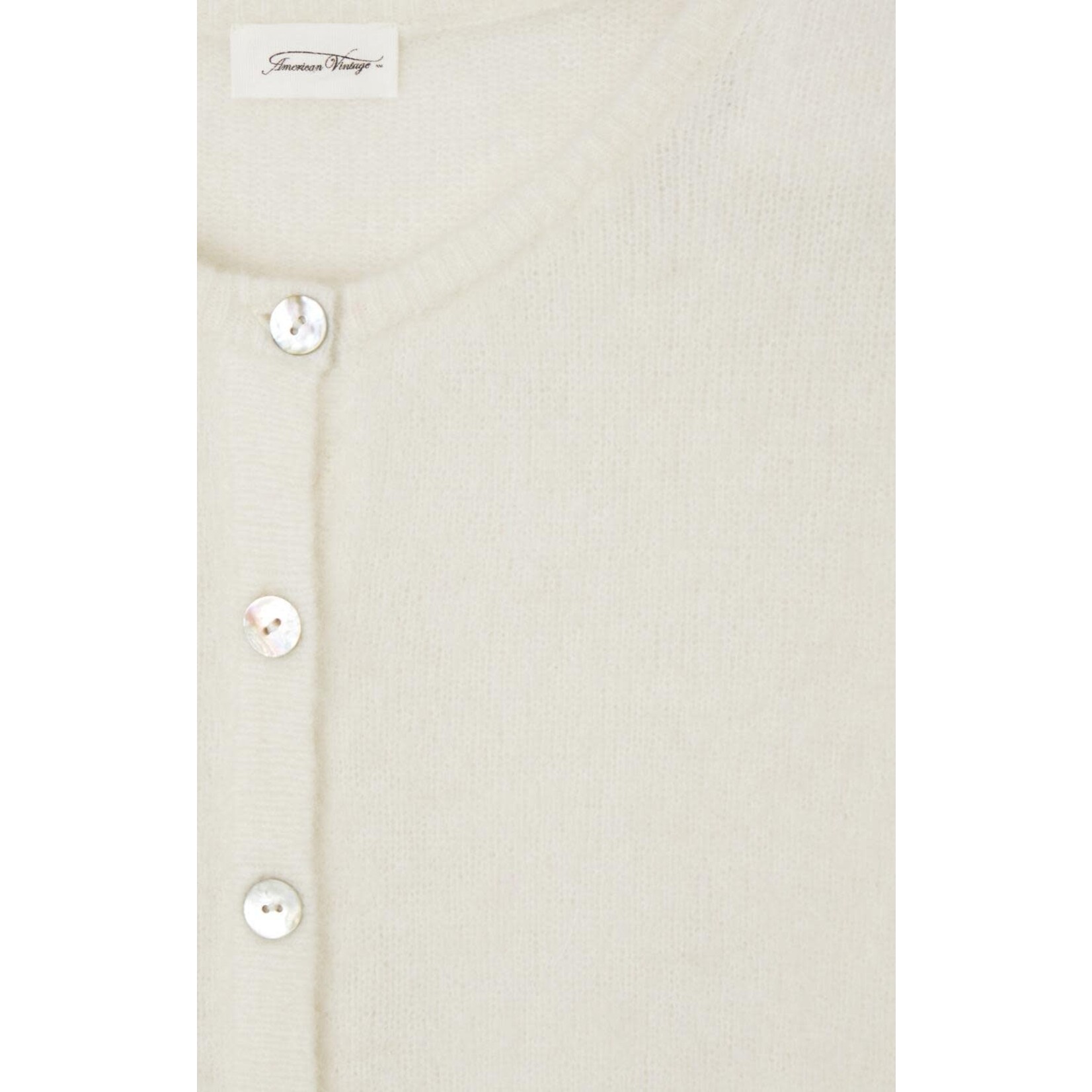 American Vintage Vitow cardigan Blanc