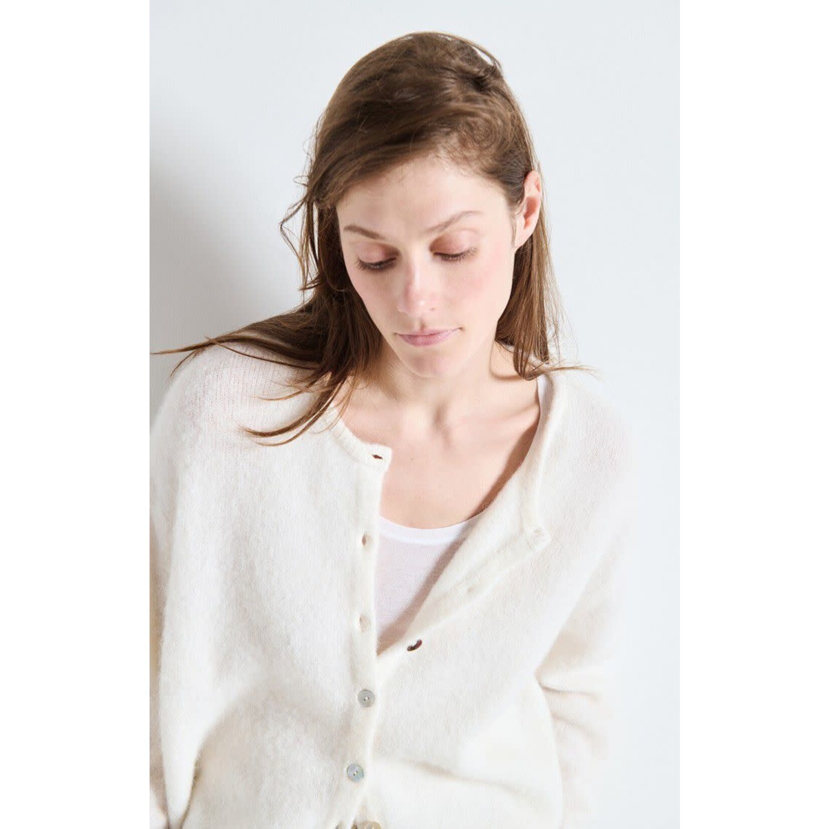 American Vintage Vitow cardigan Blanc