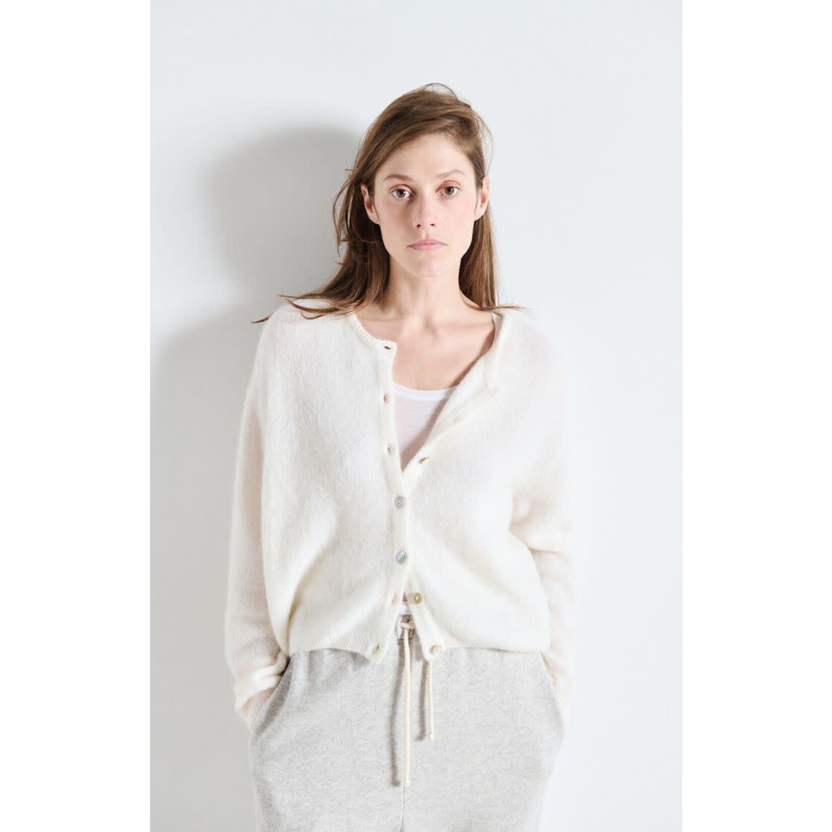 American Vintage Vitow cardigan Blanc