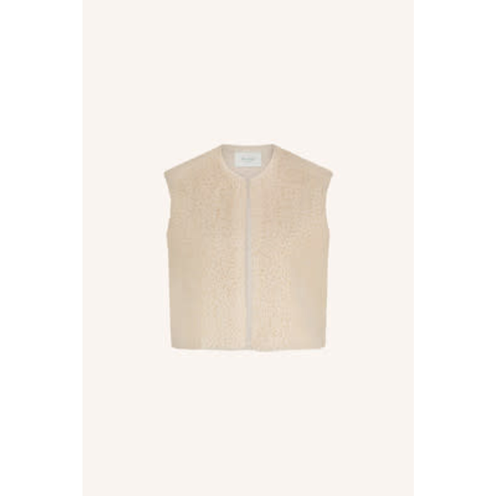 By-Bar Wolly gilet Off white