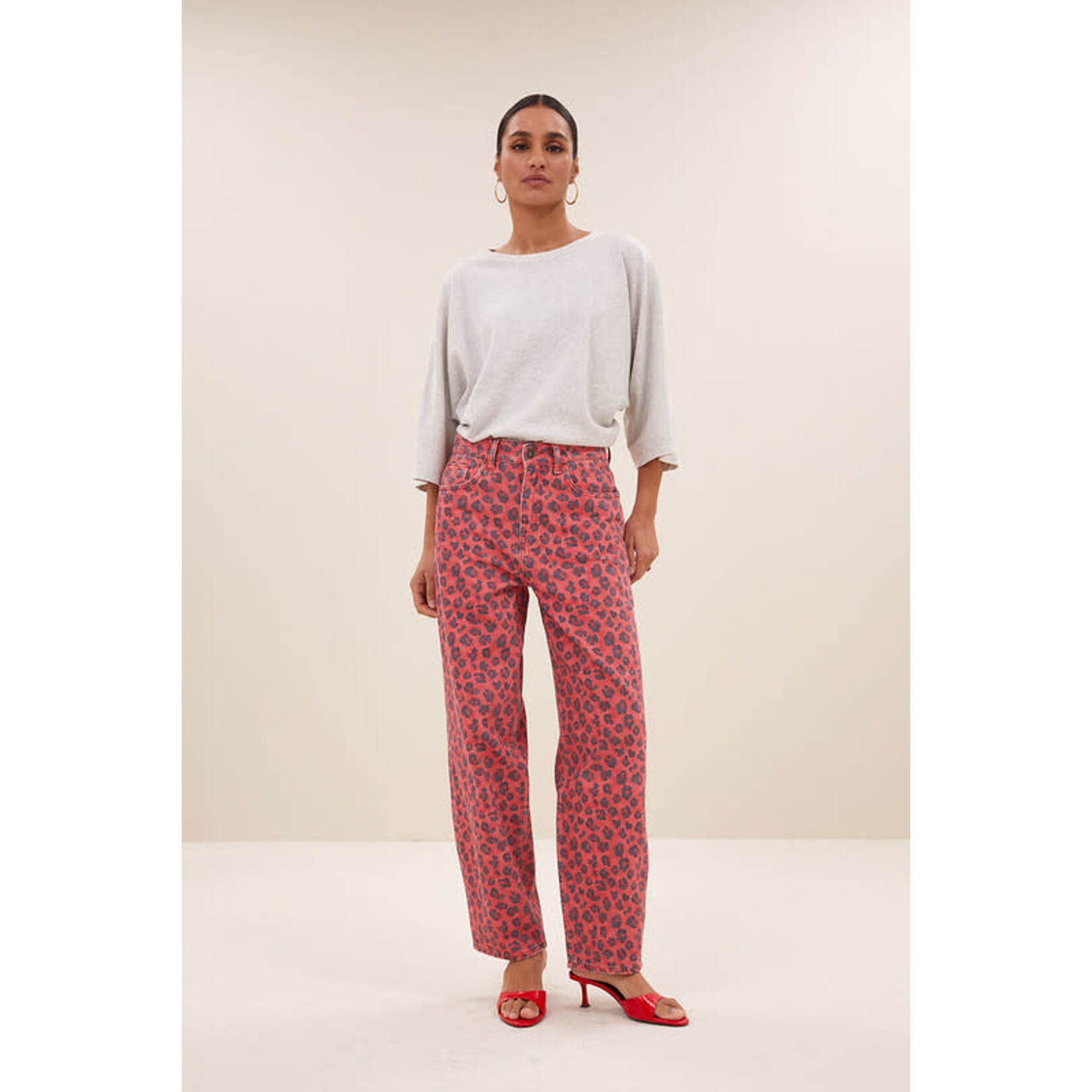 By-Bar Kae top Light grey melee