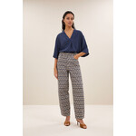 By-Bar Owen viscose blouse Winter blue