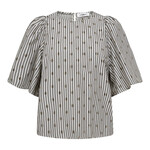 Co'couture Trixie dot blouse Light grey