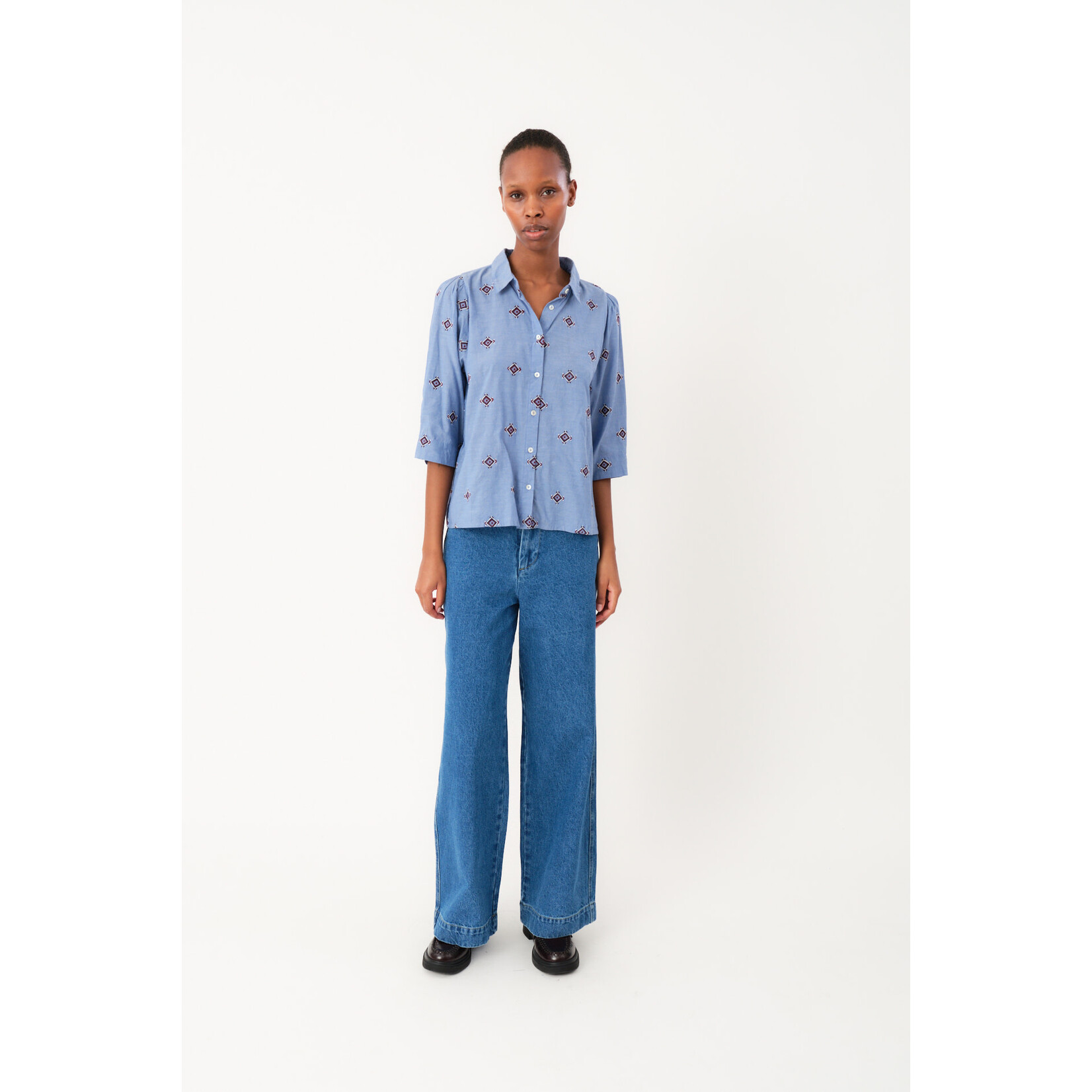 Lollys Laundry Bono shirt Light blue
