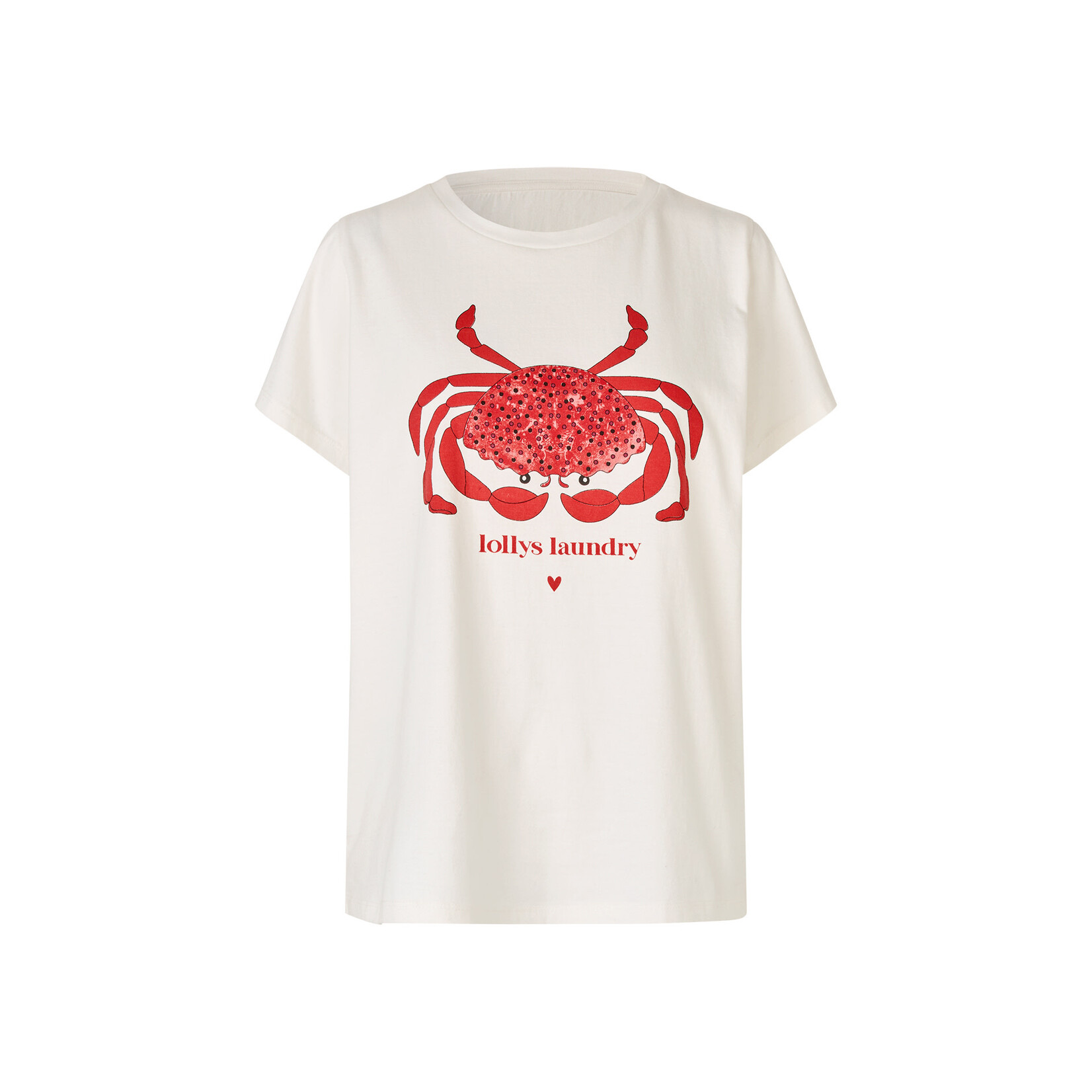 Lollys Laundry Roma crab tee White