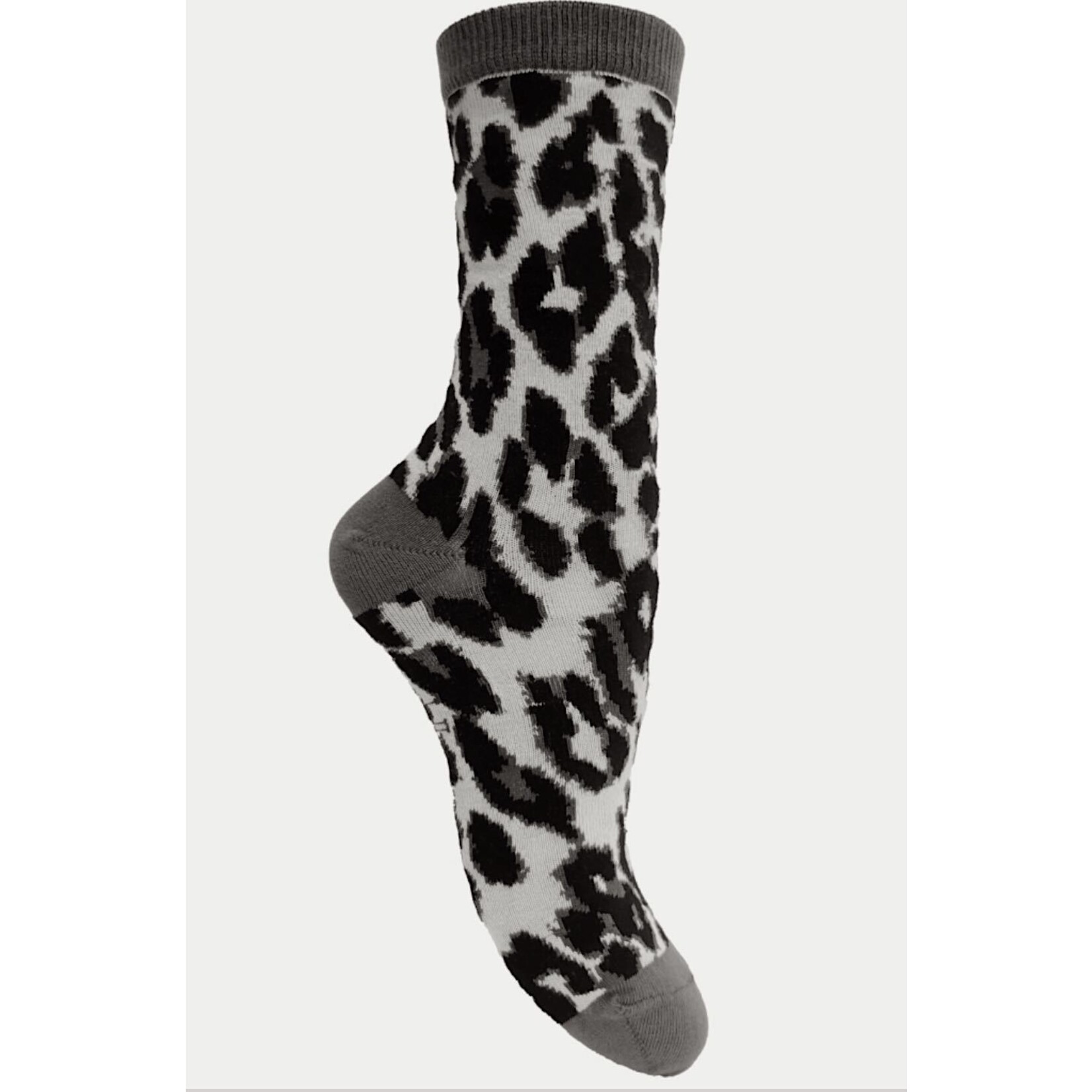 Lollys Laundry Leon socks animal print Grey