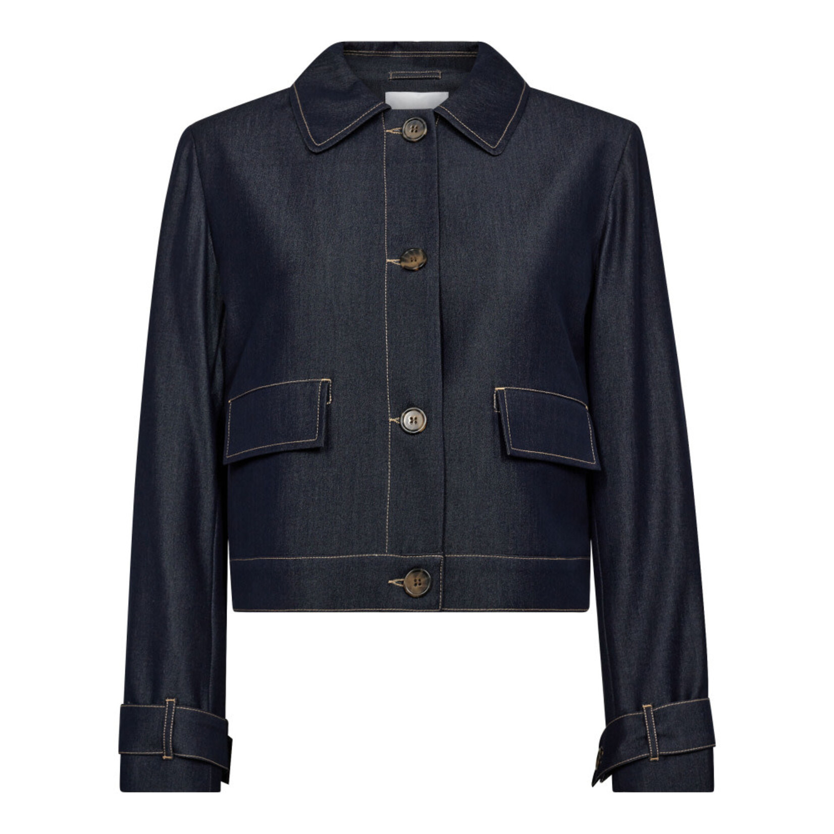 Co'couture Terry denim jacket Dark denim