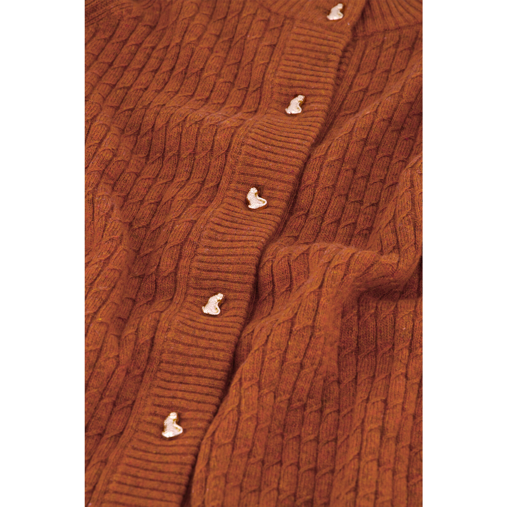 Fabienne Chapot Charlotta cardigan Burnt sugar