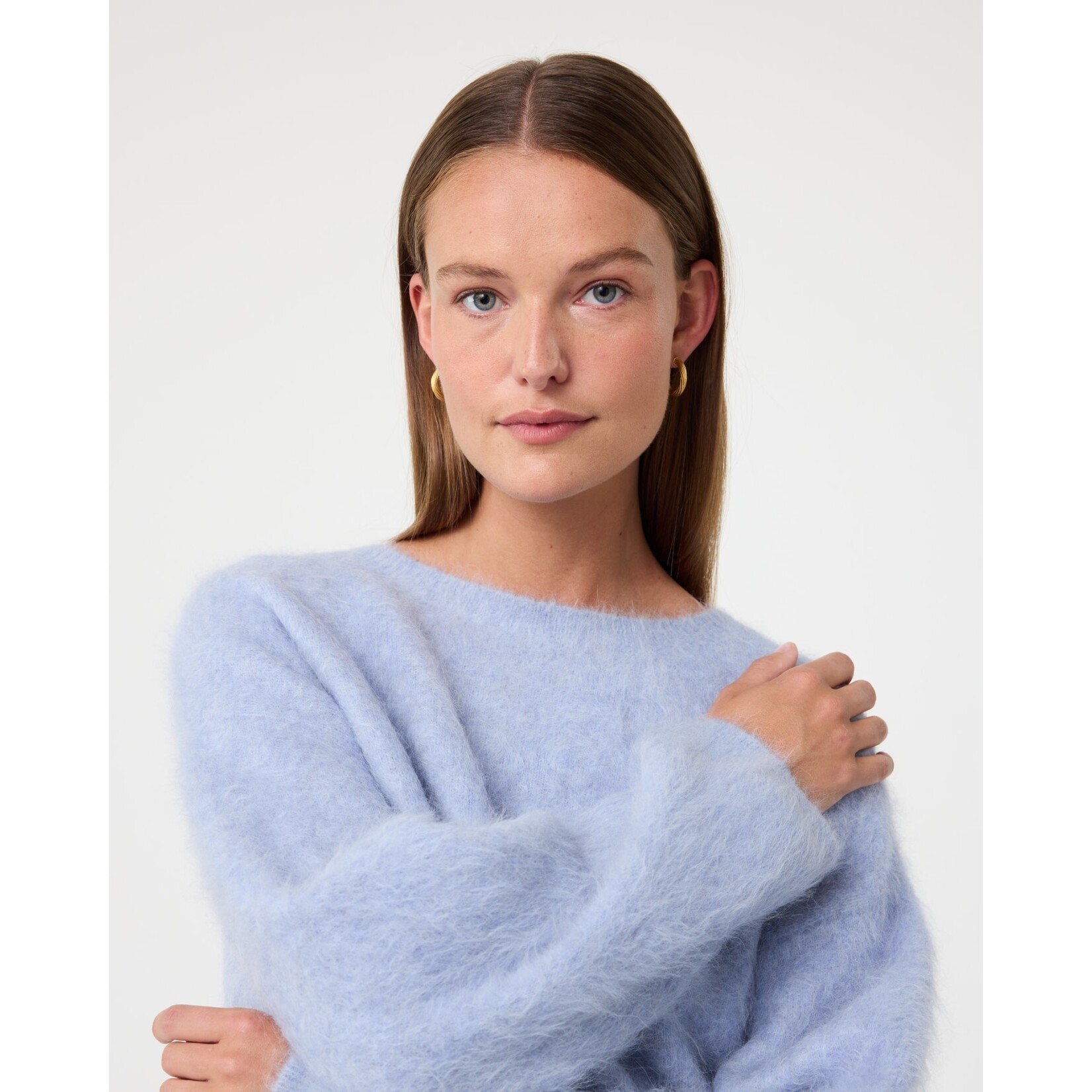 Knit-ted Amalia pullover Light blue