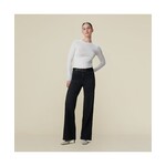 Lois Palazzo roble fleece Black