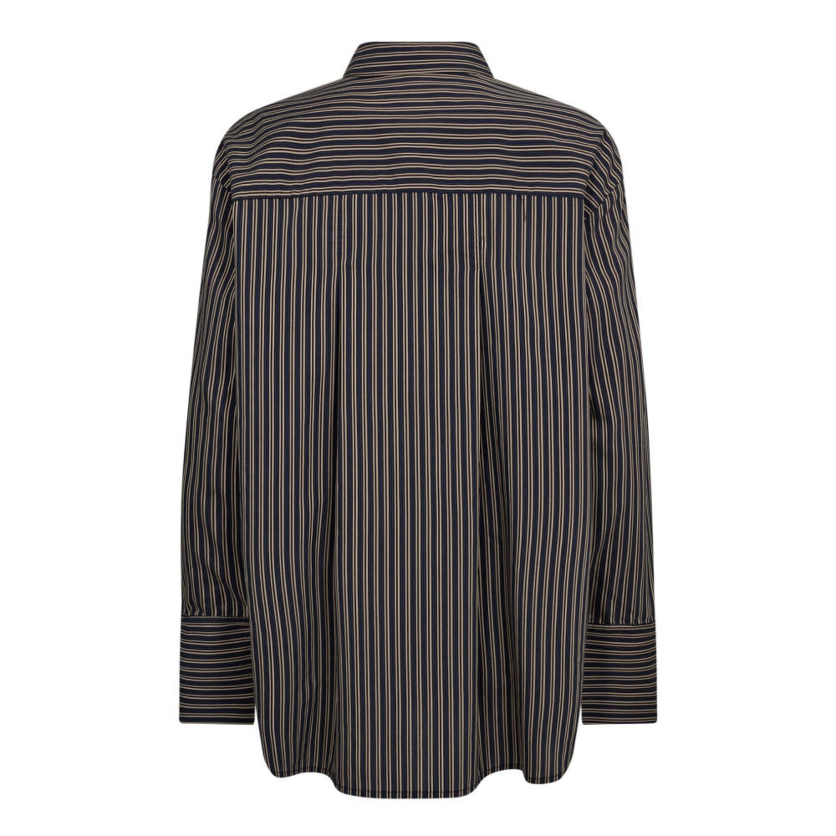 Co'couture Fina stripe shirt Black