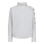 Co'couture Sanna button blouse White