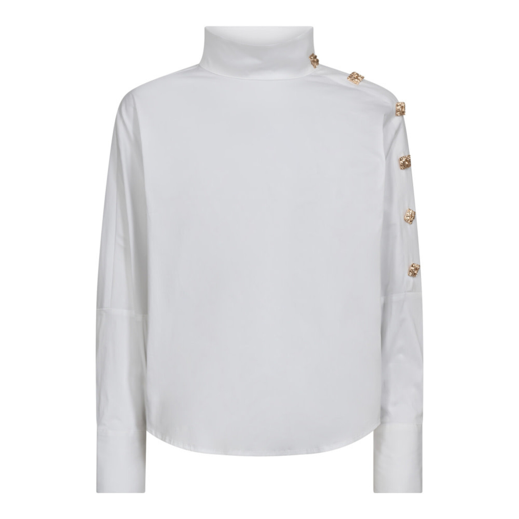 Co'couture Sanna button blouse White