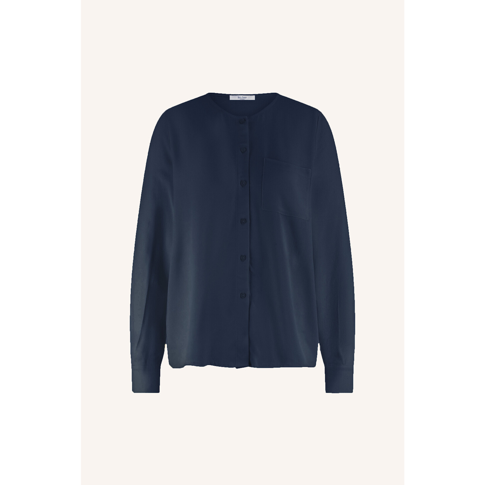By-Bar Moni viscose blouse Evening blue