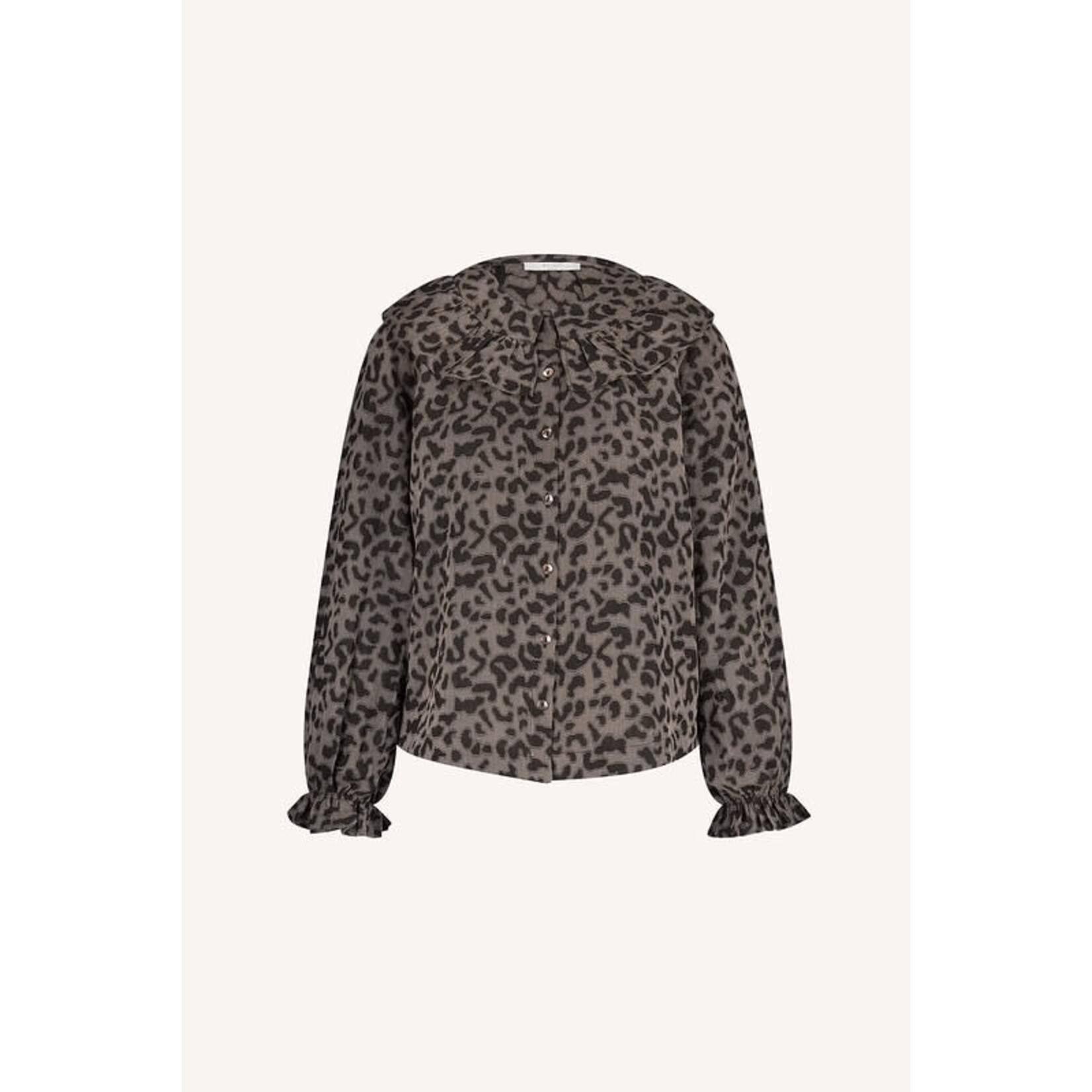 By-Bar Gia leo blouse Brown leo