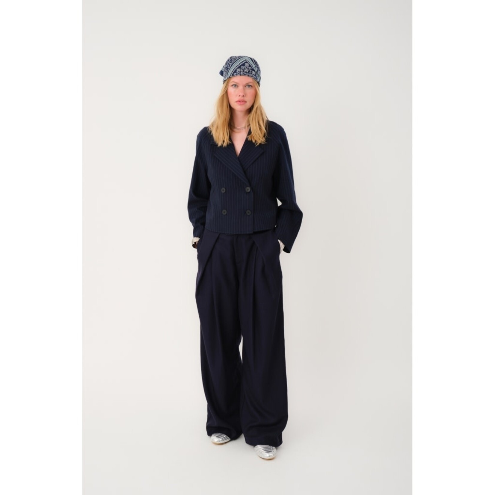 Lollys Laundry Zola pants Dark blue