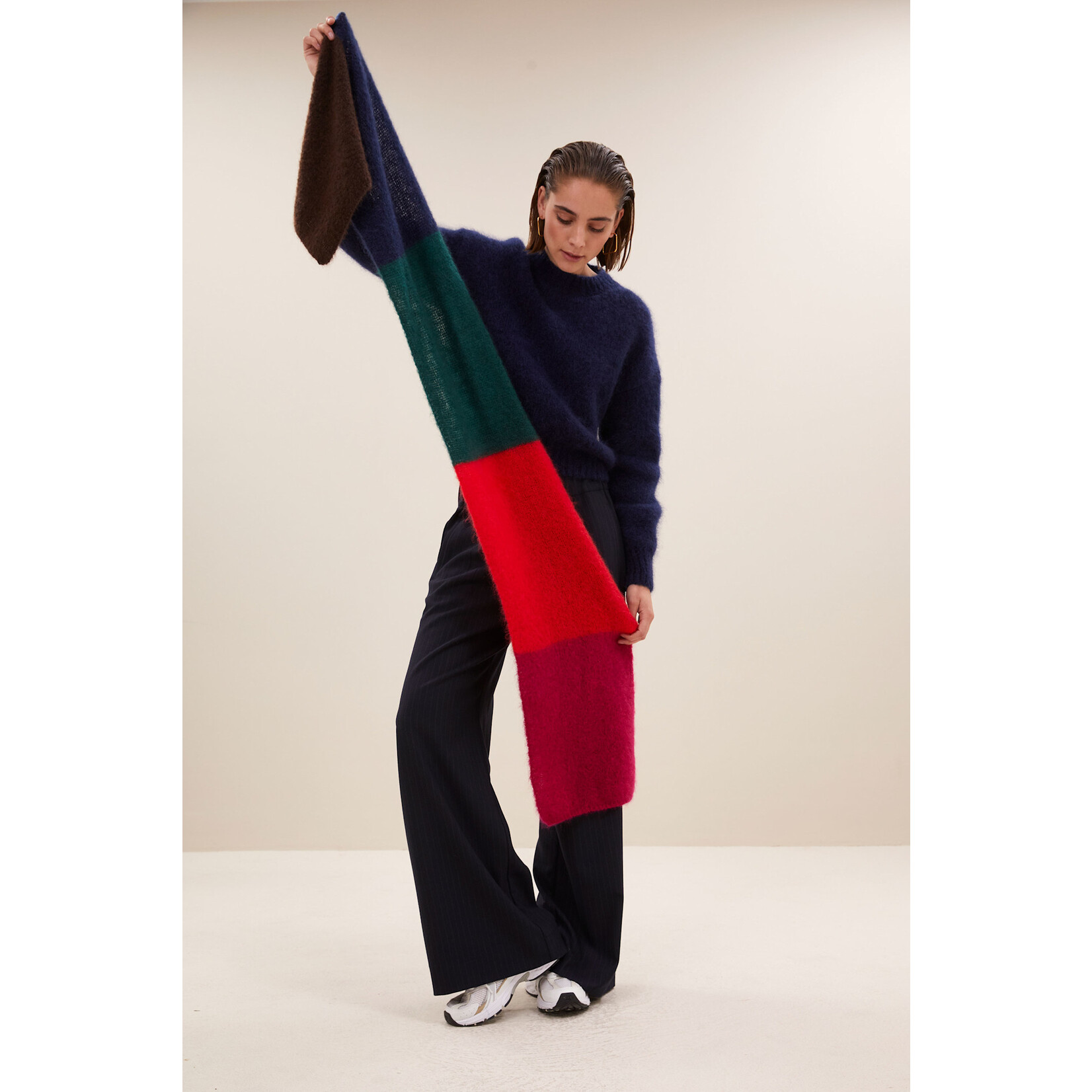 By-Bar Leah striped scarf
