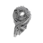 Knit-ted Fine scarf Mid grey