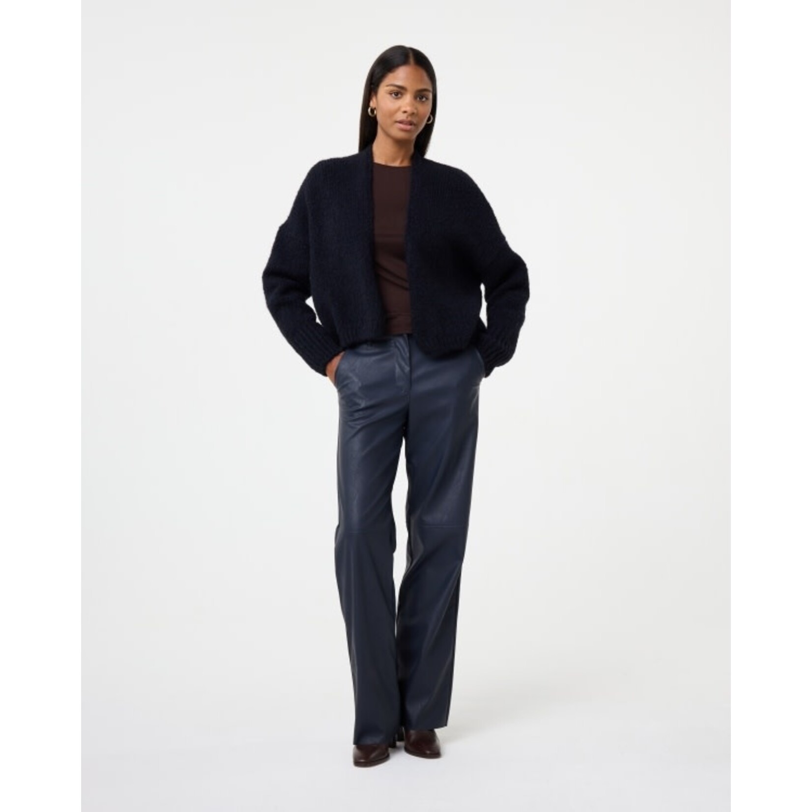 Knit-ted Becky vest Night blue