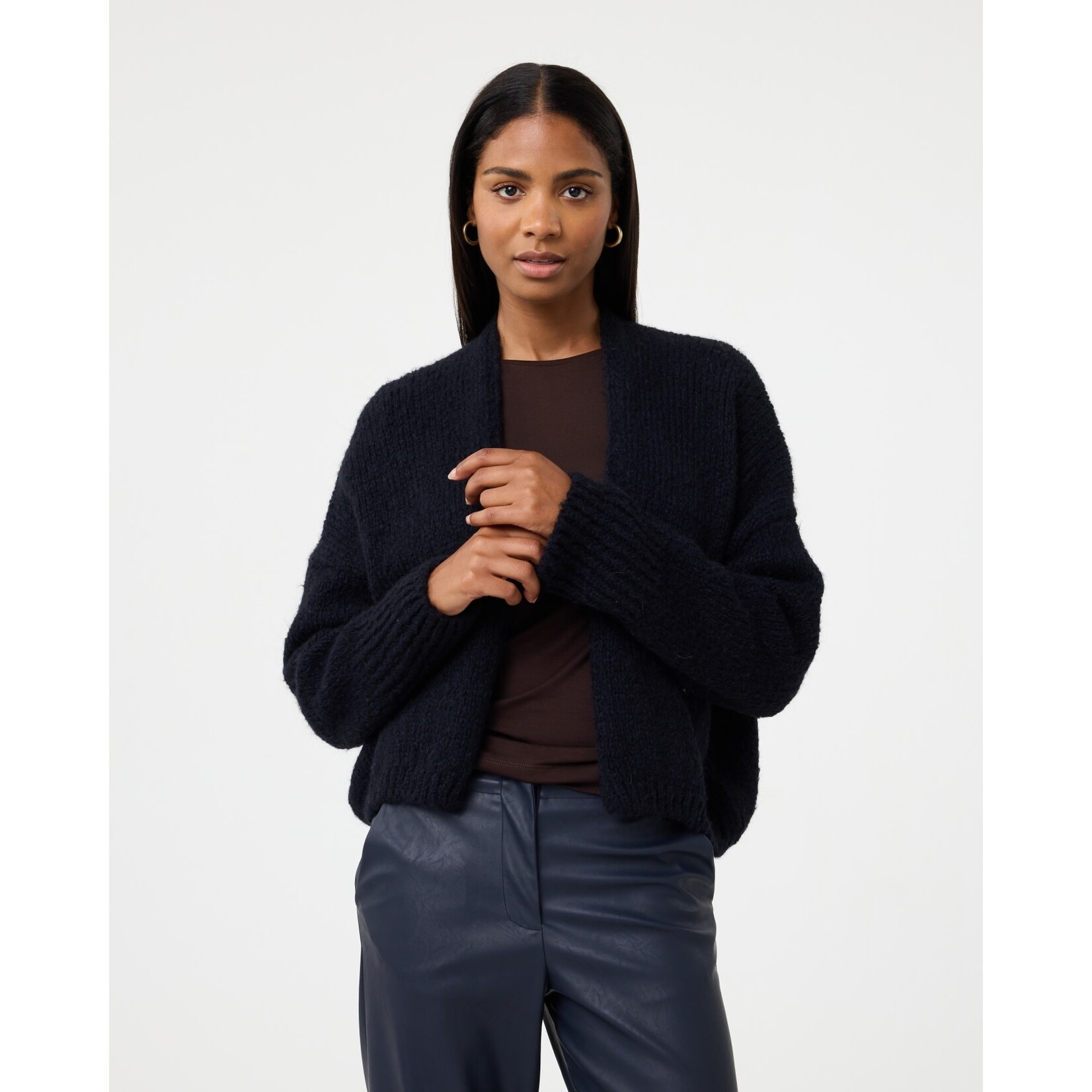Knit-ted Becky vest Night blue